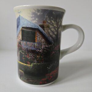 Lilac Cottage 2004 Genuine Kinkade Ceramic Coffee Mug